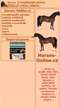 Mobile Screenshot of horses-online.cz